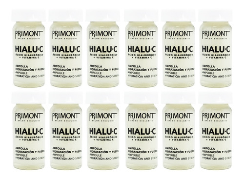 Primont Hialu C Acido Hialuronico X12 Ampollas Cabello 3c 