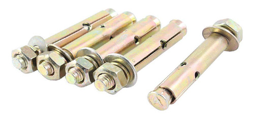 Tornillo Expansion Rosca 5 Uds Hardware Tono Bronce 8 Mm X