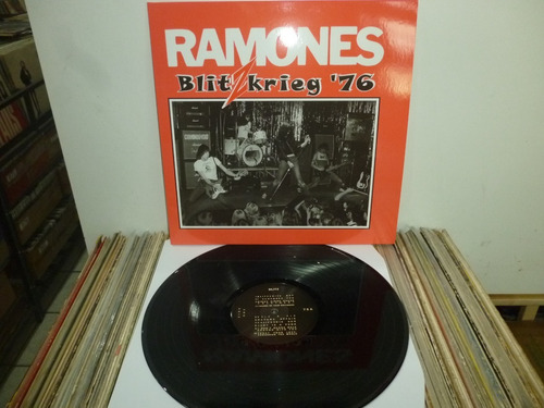 Lp Ramones - Blitzkrieg 76 Made In Eu 180 Gramas Novo