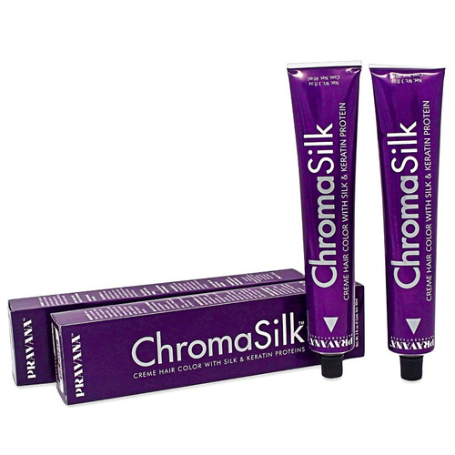 Pravana Chromasilk Cenizo Claro De Moda  90 Ml + Ox