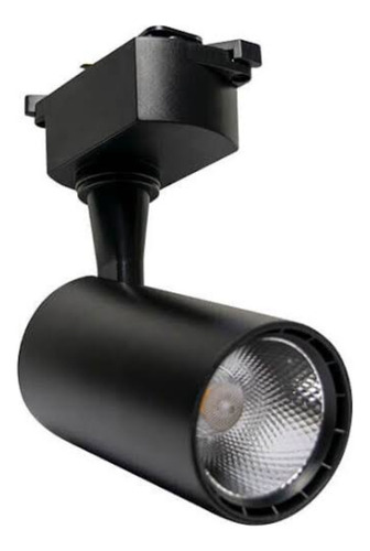 6 Spot Léd 5w Rgb Mult Cor + 2 Trilho Eletrificado 1mt Preto