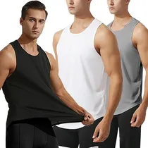 Comprar 3 Camisillas Playera Sin Mangas Hombre Mangas Fitness 