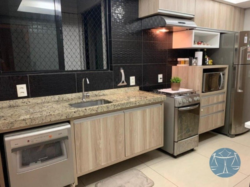 Imagem 13 de 15 de Apartamento Para Vender Em Tirol Com 3 Suites Todo Ambientado - V-12012