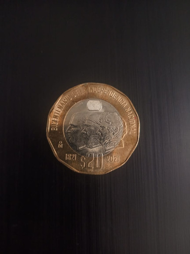 Moneda 20 Pesos: Bicentenario De La Independencia Nacional