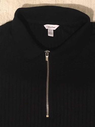 Remera Con Mangas Calvin Klein Mujer Medium Importada