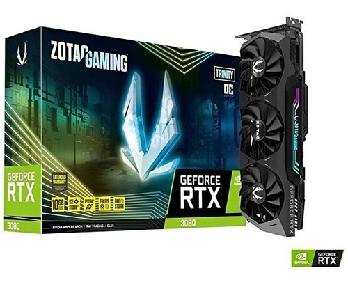 Geforce Rtx 3080 Não Lhr Zotac Trinity Oc 10gb - Lacrada