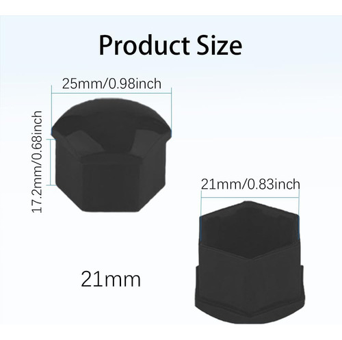 Cubiertas De Tuerca Hexagonal Universal Con Herramienta De E