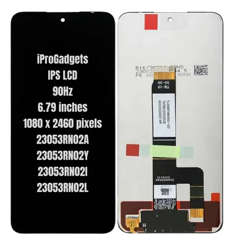 Tela De Toque Lcd Para Xiaomi Redmi 12 23053rn02a Rn02l