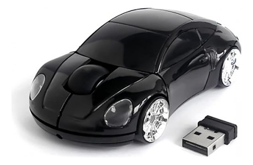 Mojo Porsche Car Optical Wireless Silent Mouse (negro)