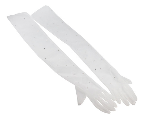 Luvas De Noiva Até O Cotovelo, Luvas Longas Para Cosplay À N