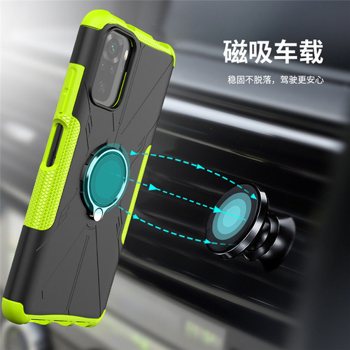 Funda A Prueba De Caídas Con Anillo Magnético Para Redmi Not