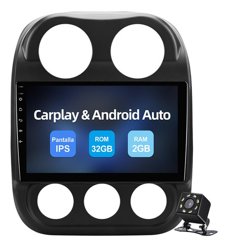 Estéreo 2+32g Para Jeep Compass 1 Patriot 2009-2016 Carplay