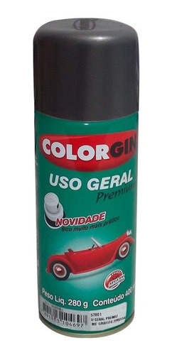 Tinta Spray - Colorgim Premium / Grafite - 280.g - Cada