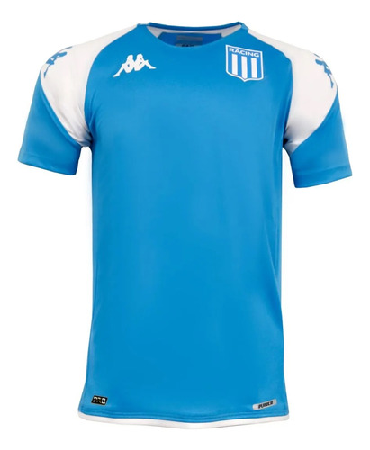 Remera Racing Club Entrenamiento Kappa Azul