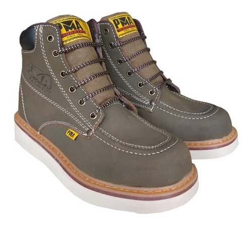 Bota Nobuck Musgo Hombre Caballero Trabajo Pma Industrial