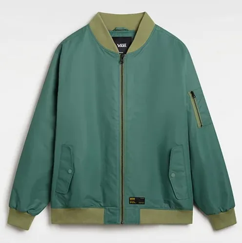 Green vans windbreaker hot sale