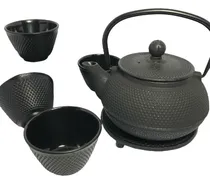 Comprar Juego De Té Hierro Fundido Tetera+4cuencos+posa Tetera
