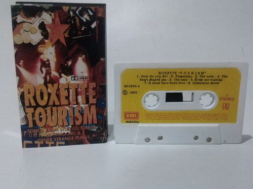 Roxette  Tourism Cassette Rock 1992 Emi