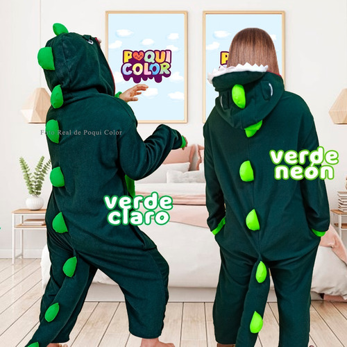 Imagen 2 de 2 de Pijama Dinosaurio Cocodrilo Dragón Halloween
