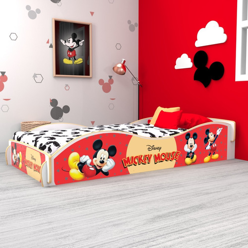 Cama Infantil Mickey 1 Plaza Niña Chicos 