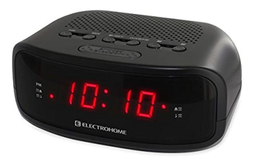 Electrohome Digital Amfm Radio Reloj Con Bateria De Respald