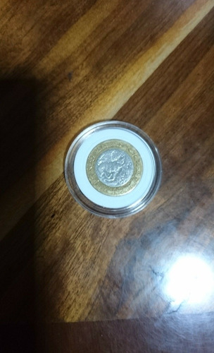 Moneda De Colección De Diez Nuevos Pesos Centro De Plata1993