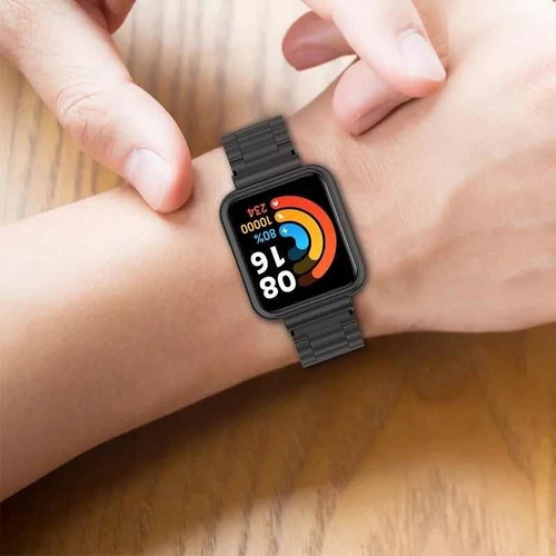 Imagen 5 de 6 de Correa Para Reloj Xiaomi Mi Watch Lite 2 Metalizadas