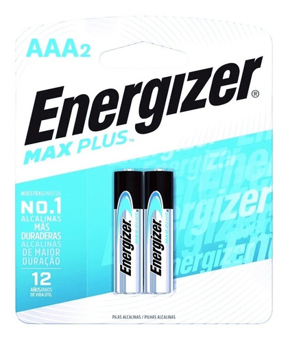 Imagen 8 de 10 de Pilas Energizer Aaa Max Plus Alcalina X 2 Un. Mayor Duracion