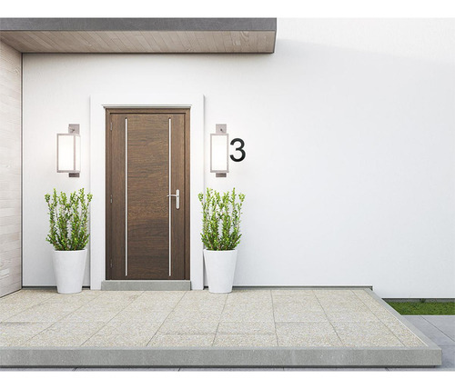 Número De Casas Decorativos, Mxgnb-103, Número 103, 17.7cm A