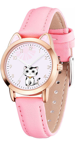 Reloj Para Niña Adolescente Con Diseño De Gato Pretty Miss G