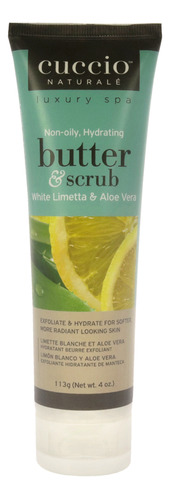 Manteca Y Exfoliante, Cuccio De Limetta Blanca Y Aloe Vera,