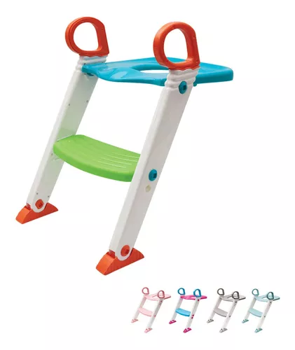 Assento Redutor Com Escada Vaso Sanitário Infantil Buba