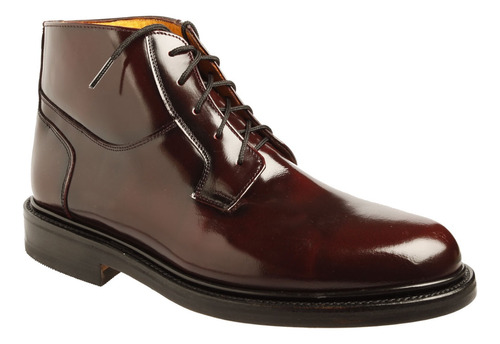 Zapato Bostiniano Hombre Goodyear Welt Vino Monaco Chukka.