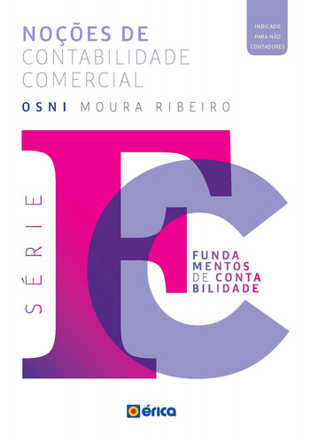 Noções de contabilidade comercial, de Ribeiro, Osni Moura. Editora Saraiva Educação S. A., capa mole em português, 2019