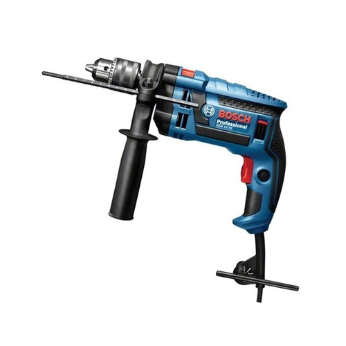 Taladro percutor atornillador eléctrico de 13mm Bosch GSB 16 RE 750W + accesorio con maletín de transporte 220V
