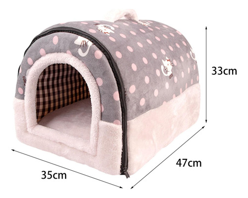 Tienda Para Mascotas, Cama Tipo Cueva, Casa Para Gatos, M