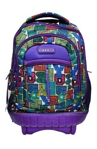 Morral Con Ruedas Tipo Colegial Para Niño Y Niña 