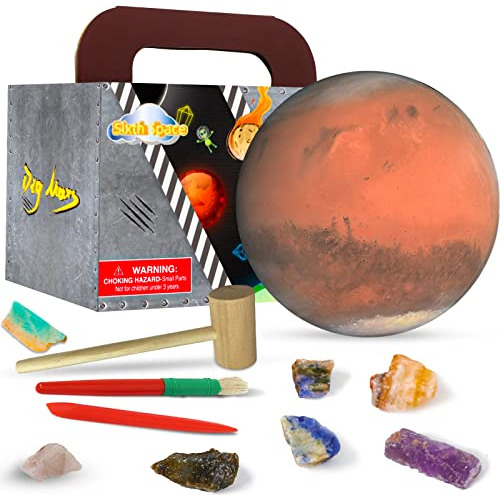 Kit De Excavación De Piedras Preciosas De Mars, Excavar Fósi