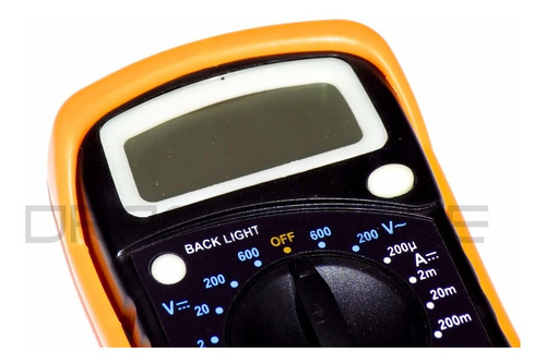 Imagen 3 de 10 de Tester Multimetro Digital Gralf Dt850l Hold Diodo Buzzer