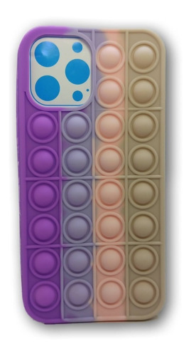Funda Flexible Silicona Goma Pop-it Para iPhone 12 Pro Max