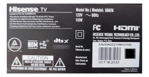 Kit De Tiras Led Hisense 50a7k / Hd500y1u91-toLG-2022110701