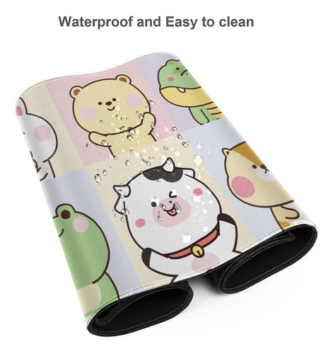Alfombrilla De Ratón Para Juegos De Animales Kawaii, De Xl Y 2.