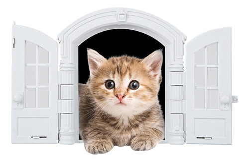 Puerta Interior Para Gatos Y Perros Mascotas Puerta Francesa
