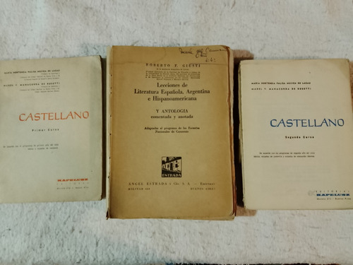 Castellano 1 Y 2 Lacau Sin Tapas + De Literatura De Regalo!