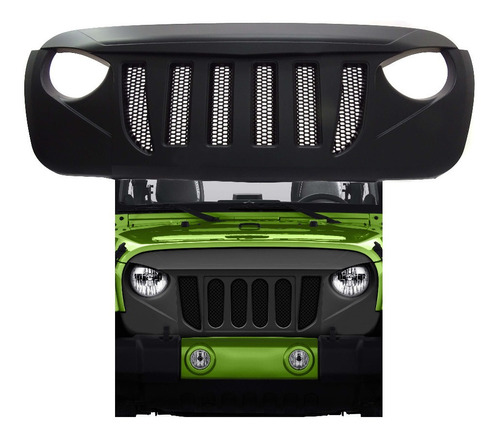 Máscara Frontal Jeep Wrangler  2020-2022 Estilo Transformers