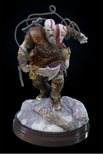 Archivo Stl Impresión 3d - God Of War - Kratos - Ex