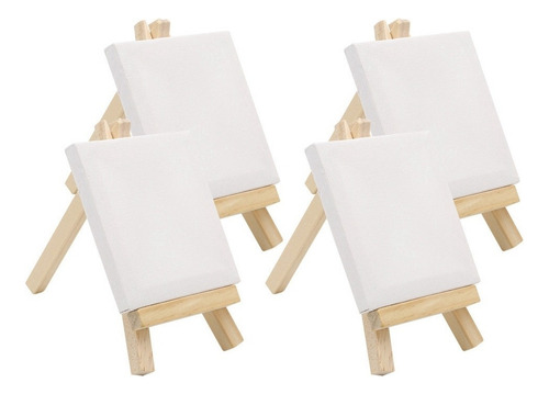 Soporte De Pintura De Madera, Juego De Mini Caballete De Lie