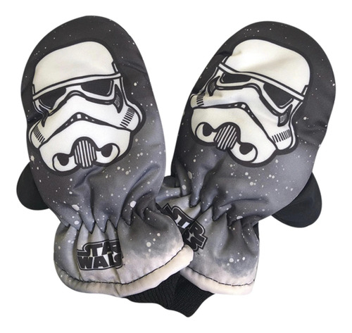 Guantes Mitones Infantiles Star Wars 3 A 6 Años Oficiales