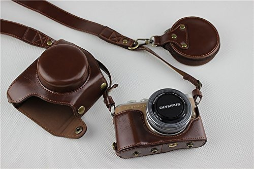 Estuche Sintetica Para Olympus Pen Lite Pl9 Epl9 Lente