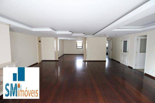 Imagem 2 de 15 de Apartamento Com 3 Dormitórios Para Alugar, 237 M² Por R$ 3.450/mês - Brooklin - São Paulo/sp - Ap3225